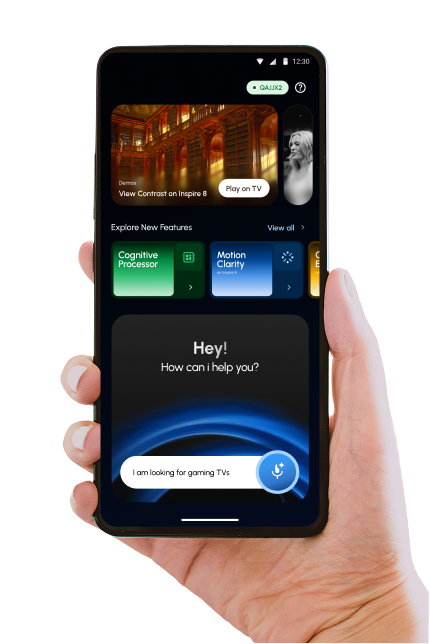 Companion app on shopper's phone